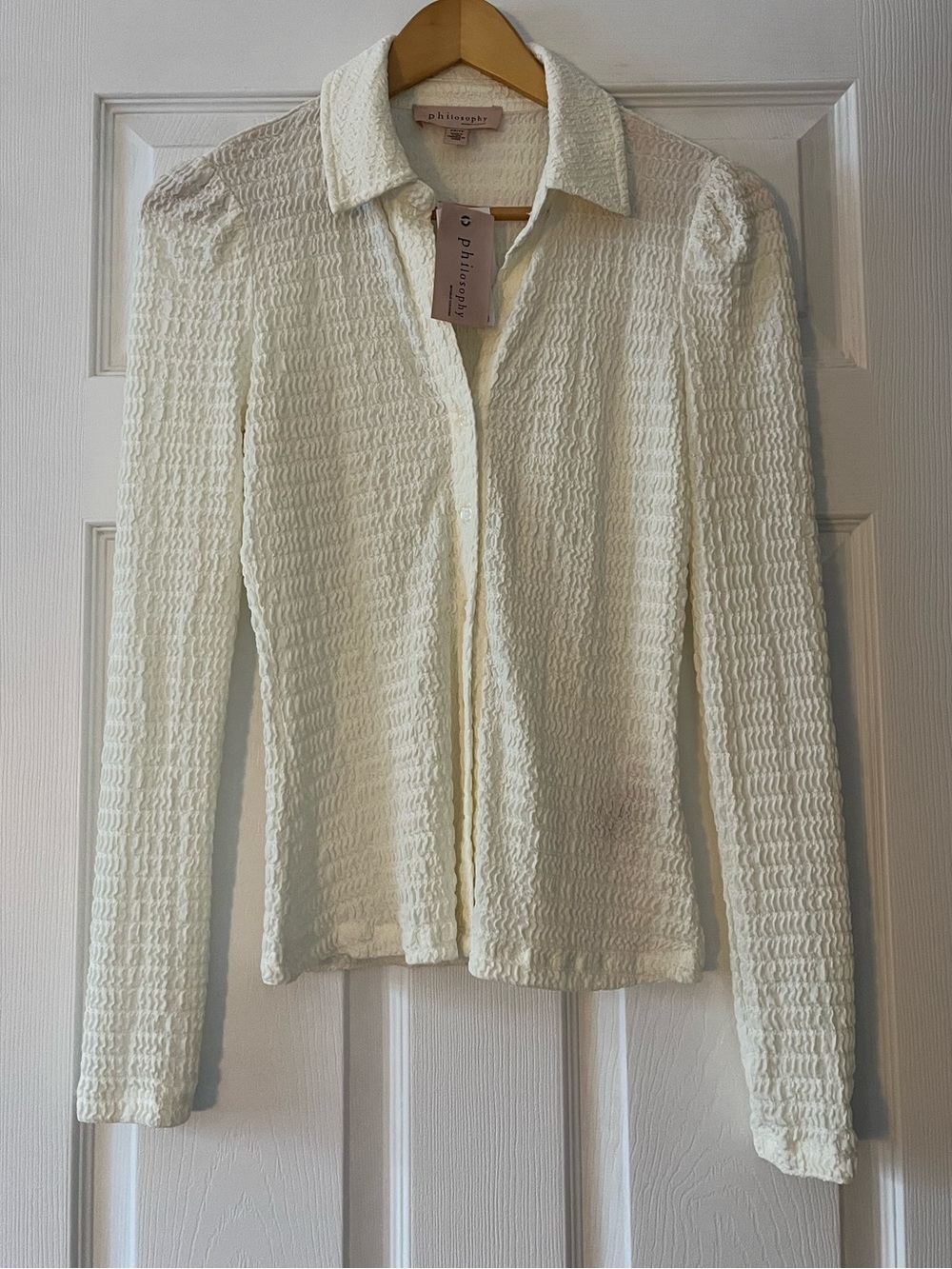 NWT Philosophy Button Down Blouse